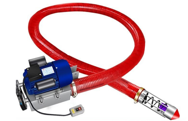 用于輸送玉米顆粒的小型輸送機(jī)器，適用于中小型農(nóng)場和下鄉(xiāng)流動收糧食